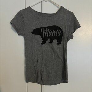 Mama Bear Gray T-Shirt